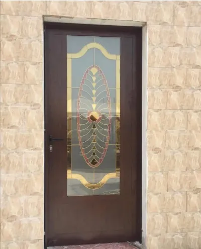 Door installed by Qala Aluminium, Dubai
