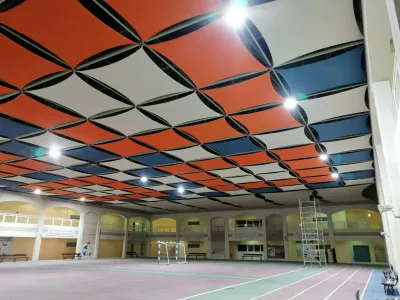 Tensile shade sails installed by Qala Aluminium