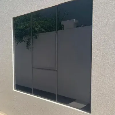 Door installed by Qala Aluminium, Dubai