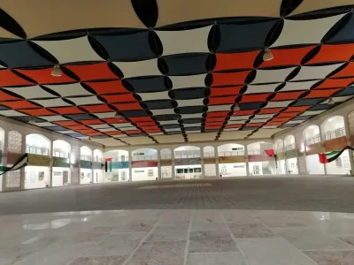 Tensile shade sails installed by Qala Aluminium