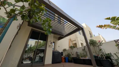 Aluminium pergola by Qala Aluminium in Dubai
