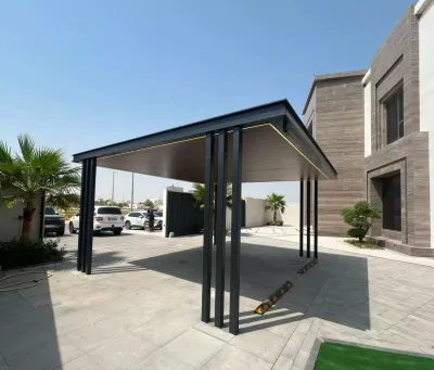 Aluminium car shade by Qala Aluminium